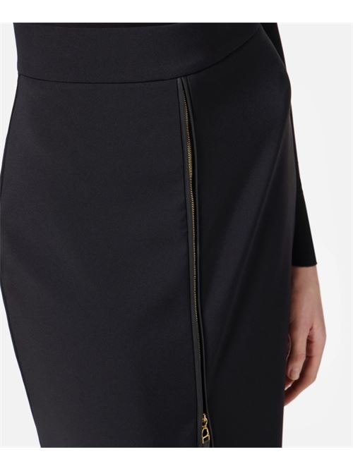 GONNA CON ZIP ELISABETTA FRANCHI | GO13456E2110 Nero